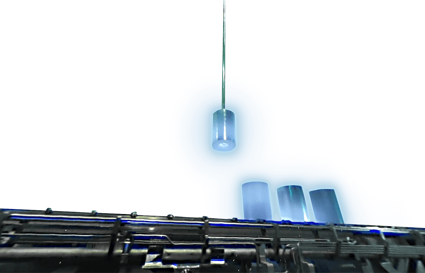 Cobalt_60_being_harvested Image: The isotope, Cobalt-60, being removed from cooling pool at OPG nuclear facility