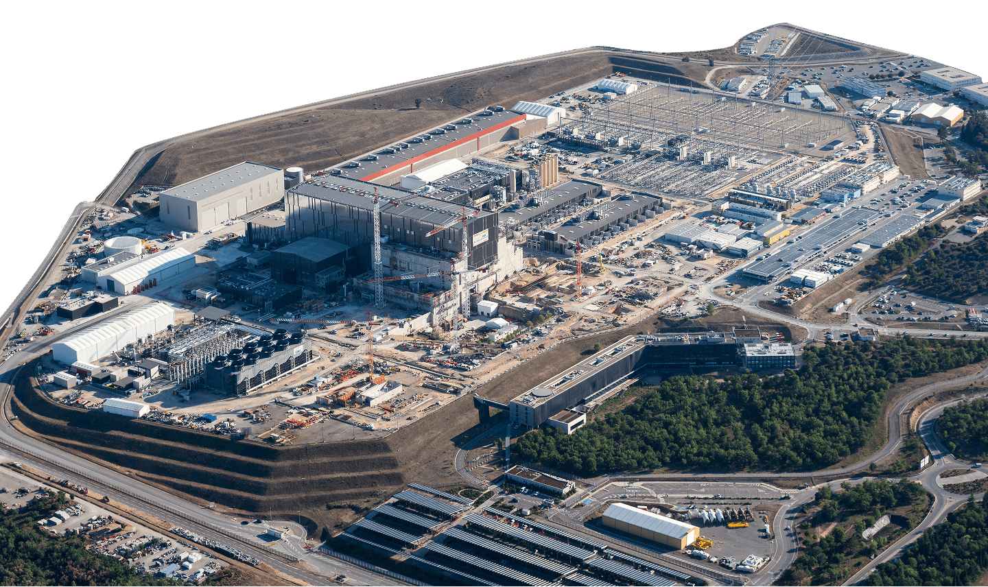 France_Nuclear_Reactor_Site Image: Depiction of the World's largest magnetic fusion reactor, France
