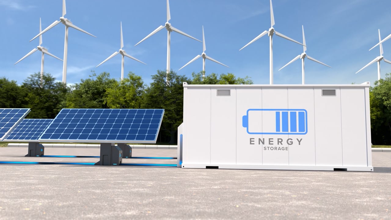 Moving and Storing Electricity BESS and Windmills thumbnail